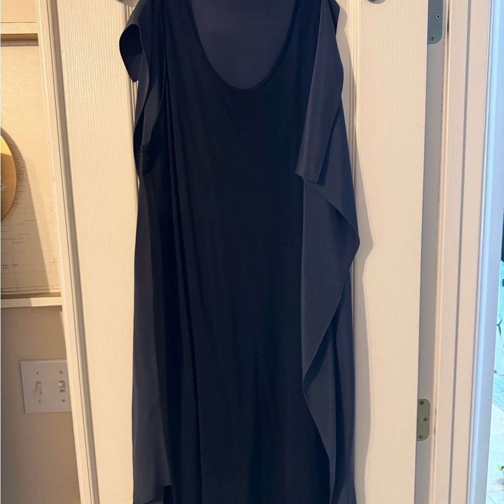 3.1 Phillip Lim Midnight Black/Grey Midi Dress